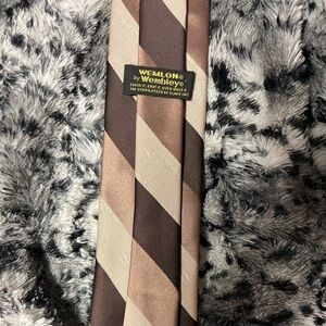 Wemlon by Wembley Vintage Striped Necktie Made In USA